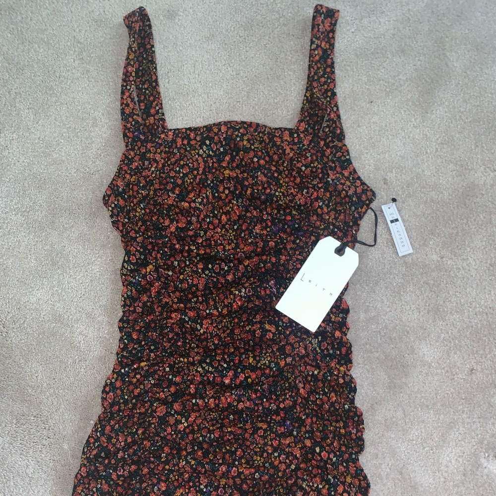 Leith floral print sun dress